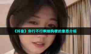 《抖音》你行不行啊细狗梗的意思介绍