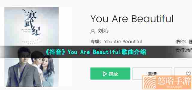 《抖音》You Are Beautiful歌曲介绍