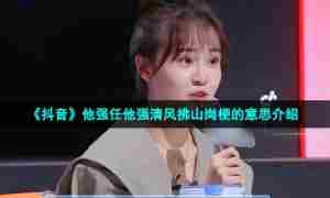 《抖音》他强任他强清风拂山岗梗的意思介绍