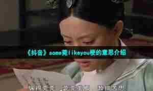 《抖音》some菀likeyou梗的意思介绍