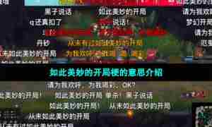 如此美妙的开局梗的意思介绍