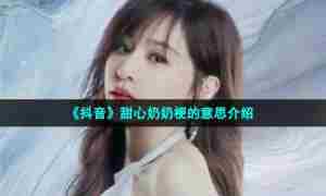 《抖音》甜心奶奶梗的意思介绍