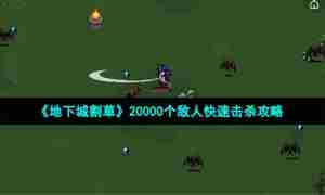 《地下城割草》20000个敌人快速击杀攻略