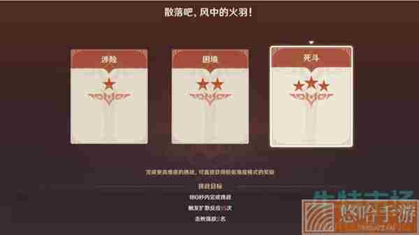 《<a href=https://www.wxsxzz.cn/game/627.html target=_blank class=infotextkey>原神</a>》残像暗战散落吧风中的火羽挑战攻略