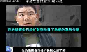 你的肠胃炎已经扩散到头部了吗梗的意思介绍