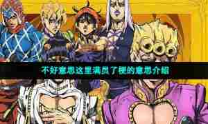 不好意思这里满员了梗的意思介绍