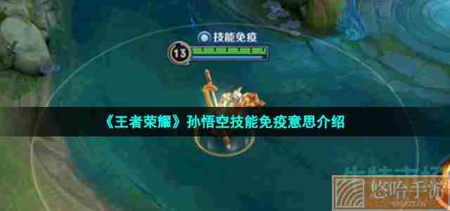 《<a href=https://www.wxsxzz.cn/game/2572.html target=_blank class=infotextkey><a href=https://www.wxsxzz.cn/game/5834.html target=_blank class=infotextkey>王者荣耀</a></a>》孙悟空技能免疫意思介绍