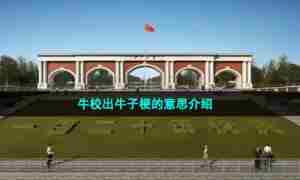 牛校出牛子梗的意思介绍