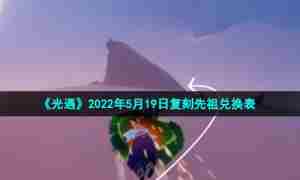 《光遇》2022年5月19日复刻先祖兑换表