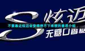 不要靠近炫迈会变得停不下来梗的意思介绍