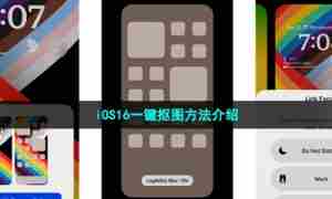 iOS16一键抠图方法介绍
