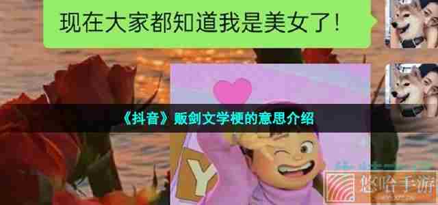 《抖音》贩剑文学梗的意思介绍