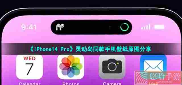 《iPhone14 Pro》灵动岛同款手机壁纸原图分享