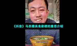 《抖音》马西嫂美食家梗的意思介绍