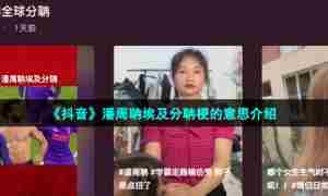 《抖音》潘周聃埃及分聃梗的意思介绍