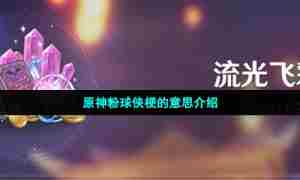 原神粉球侠梗的意思介绍