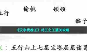 《汉字找茬王》对王之王通关攻略