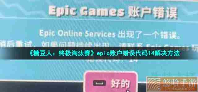 《糖豆人：终极淘汰赛》epic账户错误代码14解决方法